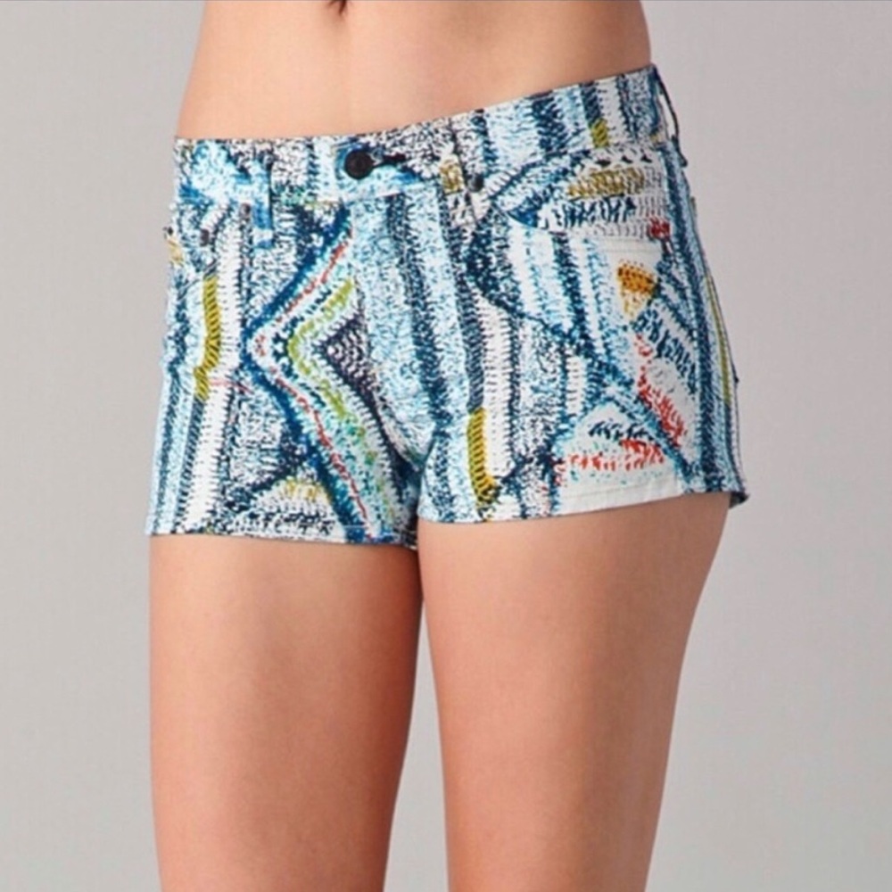 RAG & BONE Jean Surf Knit MultiColor Shorts size 28